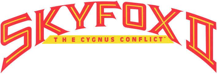 Skyfox II: The Cygnus Conflict logo for Commodore 64
